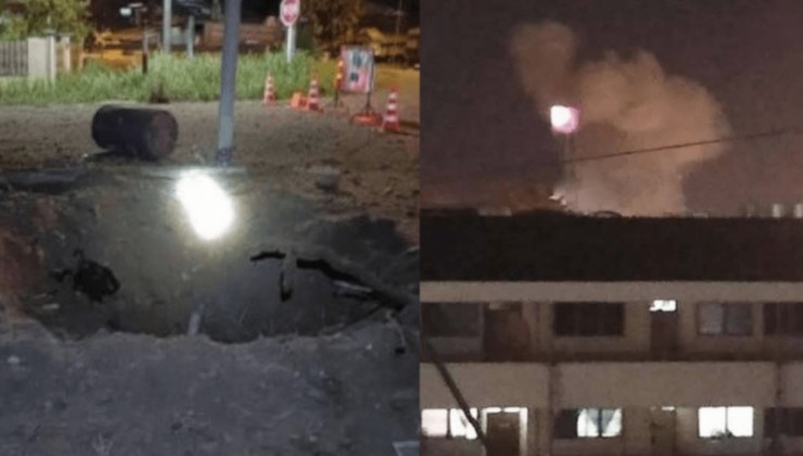 Vụ nổ tại Pattani (trái) và tại Narathiwat, do phiến quân gây ra khiến ít nhất 5 người thiệt mạng. Ảnh: Thai PBS World