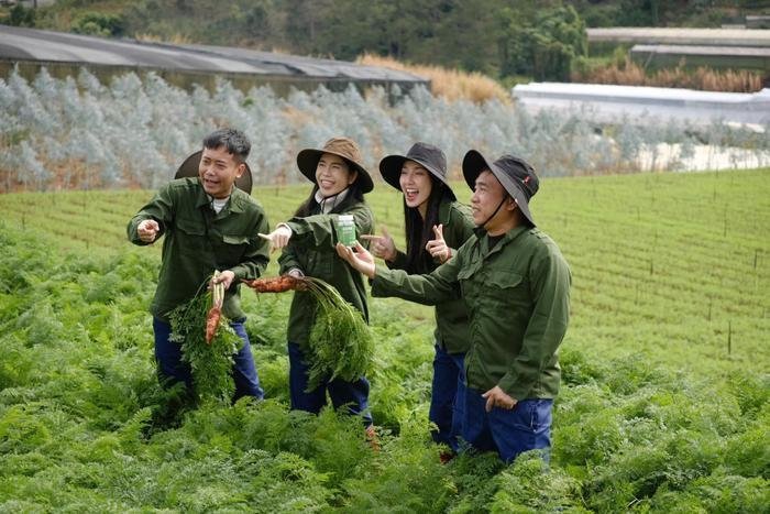 Sản phẩm kẹo rau do nhóm Quang Linh, Hằng Du Mục quảng cáo gây tranh cãi dữ dội.