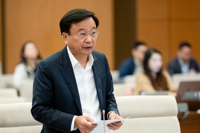 Thứ trưởng Bộ Xây dựng Nguyễn Danh Huy. Ảnh: QH.