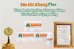 Tin tức sức khỏe - Bảo Khí Khang Plus – Vinh dự nhận Huy chương Vàng vì sức khỏe cộng đồng nhờ hỗ trợ vượt trội cho người hen suyễn, phế quản co thắt