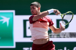 Video tennis Shapovalov - Alcaraz: Sức mạnh áp đảo (Indian Wells)