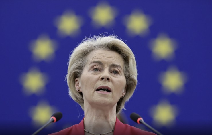 Chủ tịch Ủy ban châu Âu Ursula von der Leyen. Ảnh: EPA