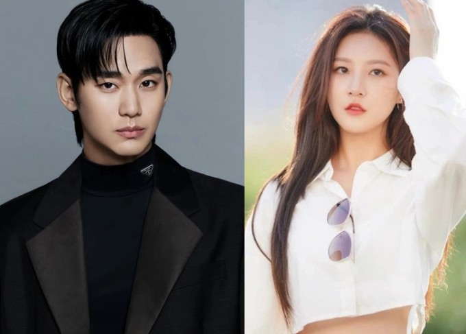 Diễn viên Kim Soo Hyun và Kim Sae Ron. Ảnh: Nate