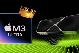 Apple M3 Ultra "nghiền nát" card đồ họa RTX 5070 Ti của Nvidia