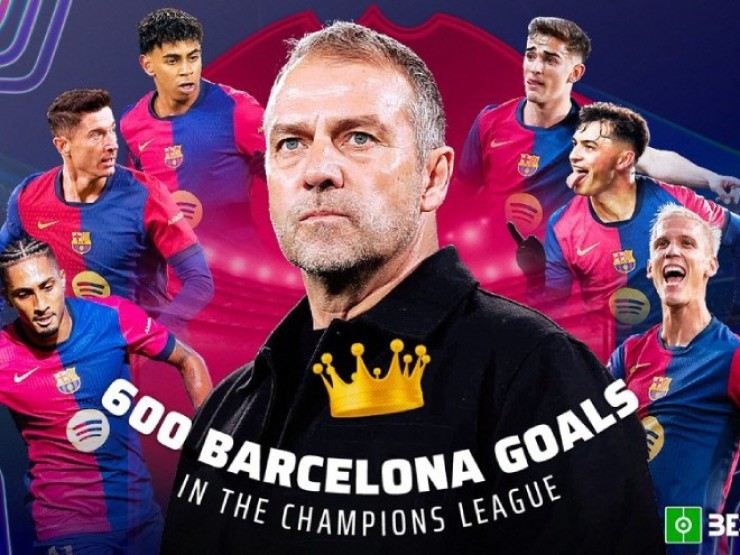 Barcelona vượt mốc 600 bàn ở Champions League, thành tích bất bại đáng nể (Clip tin nóng)