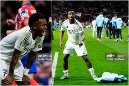 Vinicius thi đấu kém sút hỏng phạt đền, vẫn khiêu khích fan Atletico Madrid