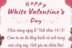 Những lời chúc ngày Valentine 14/3 - Valentine trắng tặng vợ chồng