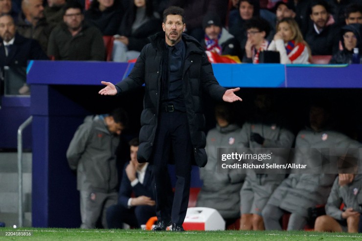 Simeone tự hào vì các cầu thủ Atletico