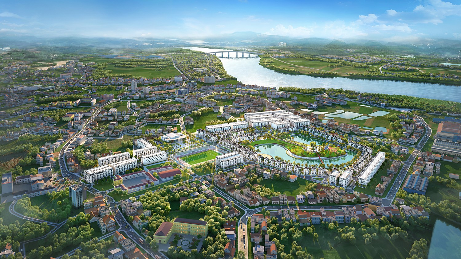 Phối cảnh tổng thể của dự án