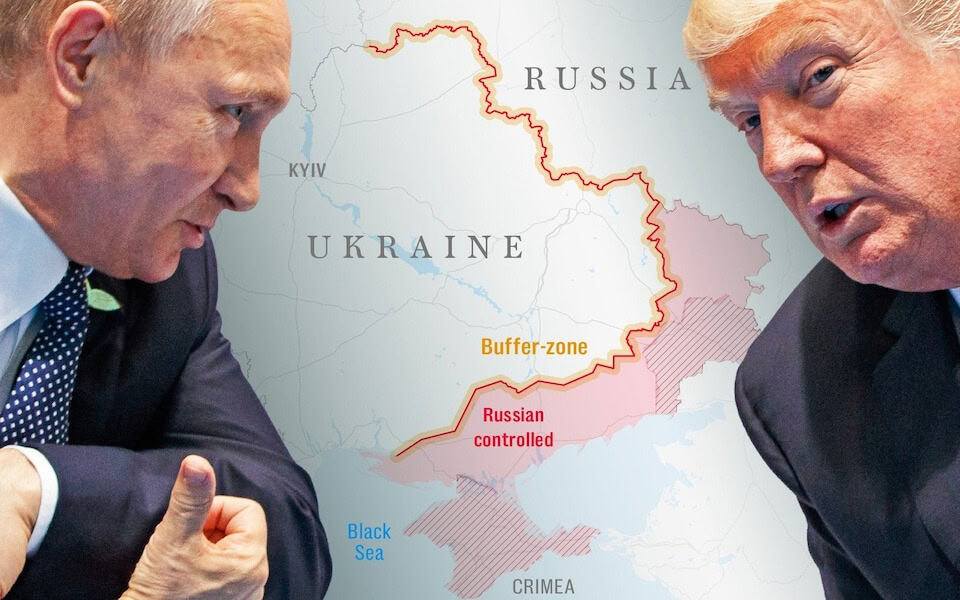 Ông Trump dự kiến điện đàm với ông Putin trong vài ngày tới để thảo luận về vấn đề Ukraine. Ảnh: Telegraph