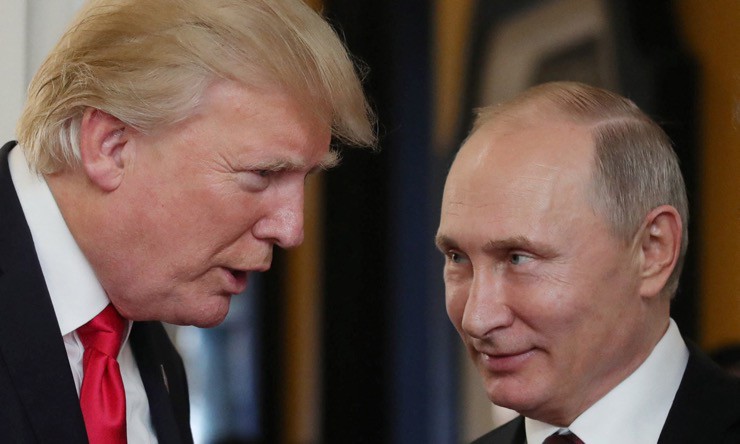 Tổng thống Mỹ Donald Trump và Tổng thống Nga Vladimir Putin. Ảnh: AFP.