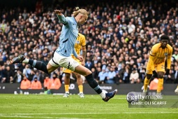 Video bóng đá Man City - Brighton: Haaland mở điểm, rượt đuổi hấp dẫn (Ngoại hạng Anh)