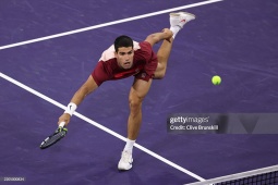 Video tennis Jack Draper - Carlos Alcaraz: Sai lầm set 3, "nhà vua" ngã ngựa (Indian Wells)