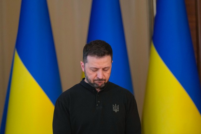 Tổng thống Ukraine Volodymir Zelensky. (Ảnh: AP)