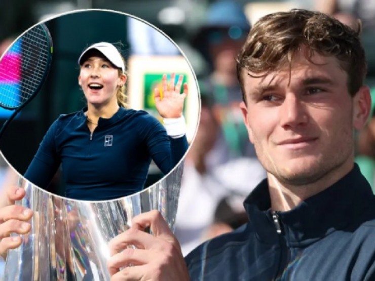 Draper và “Sharapova mới“, trai tài gái sắc lập nhiều kỷ lục ở Indian Wells