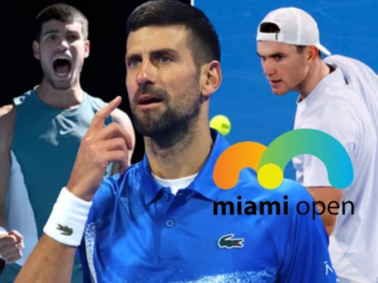 Lịch thi đấu tennis đơn nam giải Miami Open 2025 mới nhất