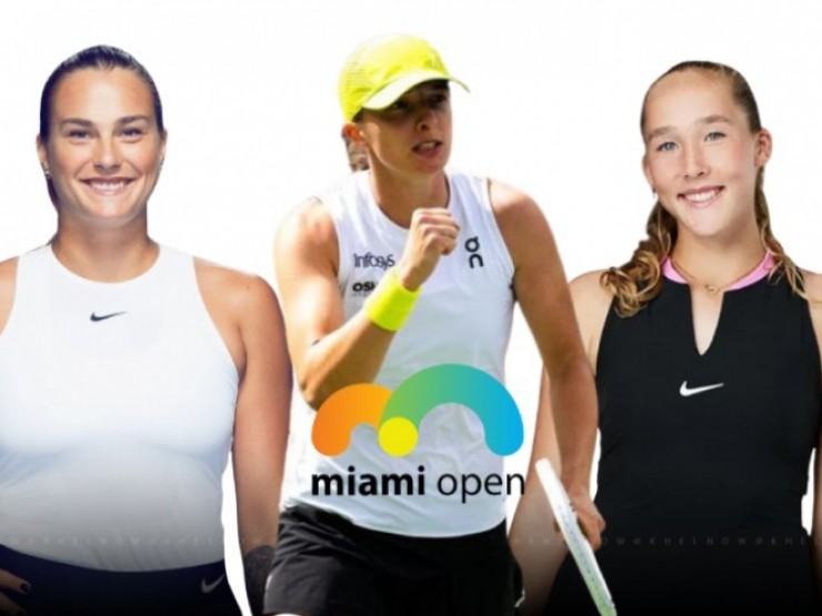 Kết quả thi đấu tennis đơn nữ giải Miami Open 2025 mới nhất