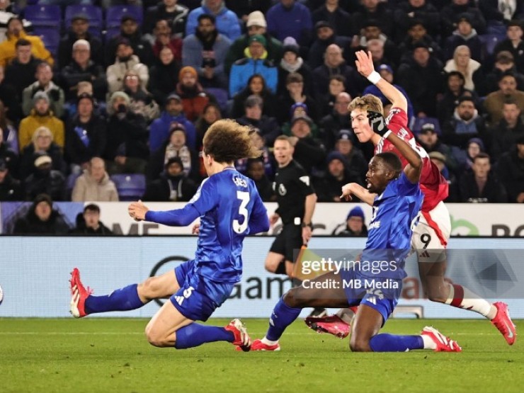 Video bóng đá Leicester City - MU: Fernandes rực sáng, Hojlund “giải hạn“ (Ngoại hạng Anh)