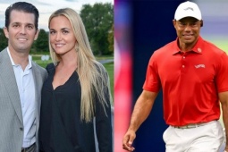 Con trai Tổng thống Trump  ' ủng hộ '  vợ cũ yêu Tiger Woods