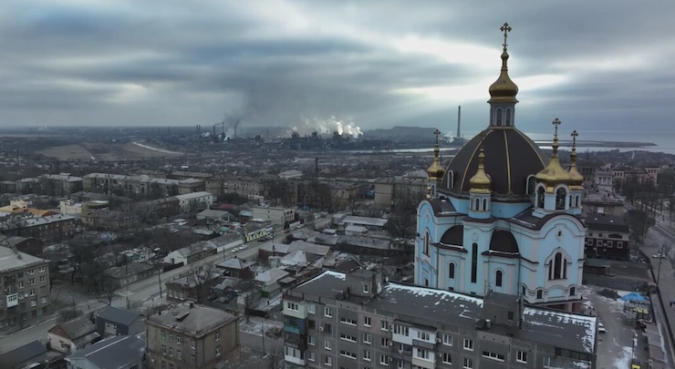 Khung cảnh thành phố Mariupol ở miền nam Ukraine trước xung đột.