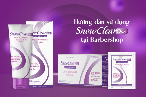 SnowClear One -  Sản phẩm dầu gội được các Barbershop lựa chọn để giải quyết gàu, nấm - 5