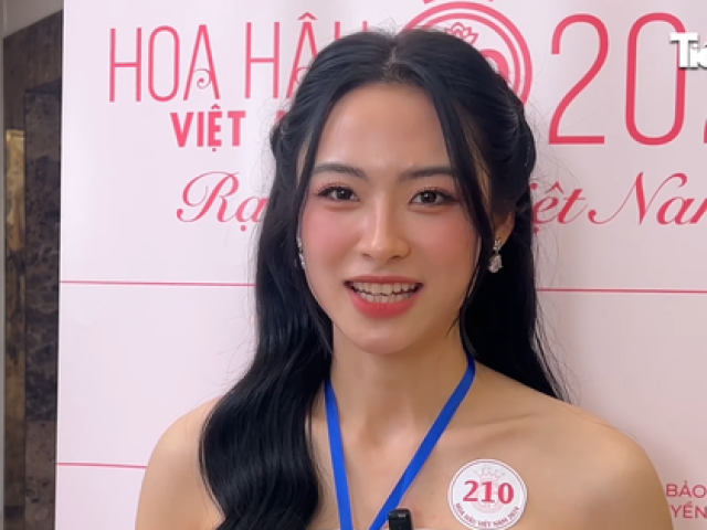 Thí sinh 19 tuổi cao 1,74 m ở Hoa hậu Việt Nam