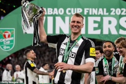 Tin mới nhất bóng đá tối 18/3: Sao Newcastle vẫn chưa ăn mừng danh hiệu League Cup