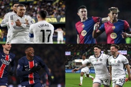 4 đại gia châu Âu còn cơ hội "ăn ba": Inter Milan rộng cửa hơn Real Madrid