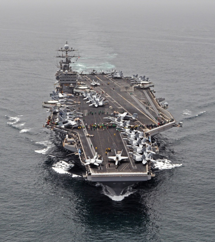 Tàu sân bay USS Harry Truman của Mỹ. Ảnh: Defense Visual Information Distribution Service