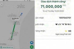 Đi Grab 71.000 đồng, hành khách chuyển nhầm thành 71 triệu đồng