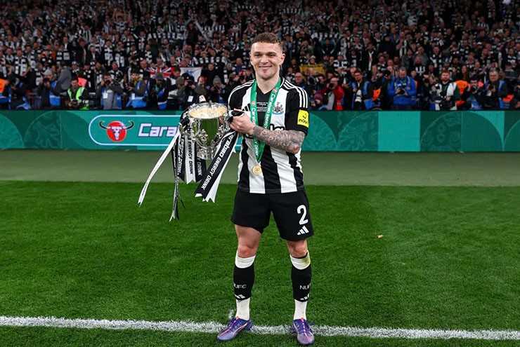 Kieran Trippier (cựu hậu vệ của Tottenham) vừa giành danh hiệu League Cup cùng Newcastle