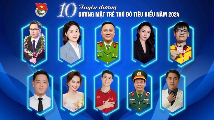 Bảo Thanh là diễn viên duy nhất lọt top 10 Gương mặt trẻ Thủ đô tiêu biểu 2024.