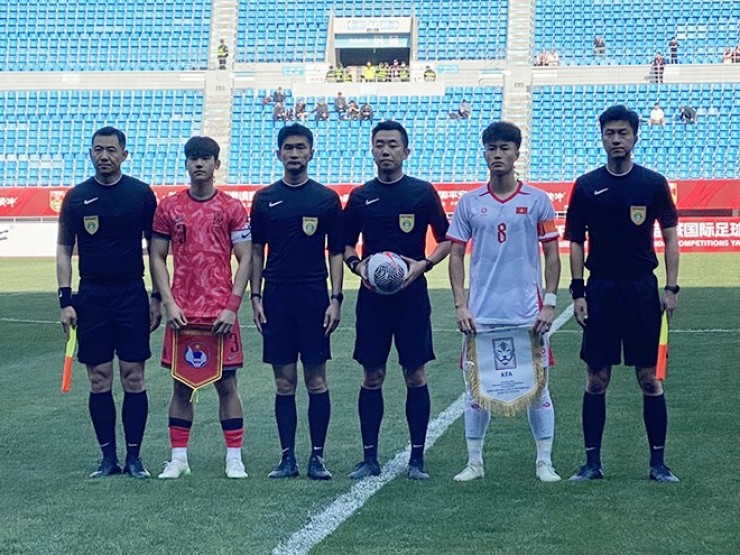 Kết quả bóng đá U22 Việt Nam - U22 Hàn Quốc: Bàn thắng hụt đáng tiếc (CFA Team China)