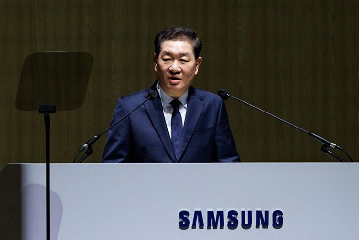 CEO Han Jong-hee trong phát biểu tại buổi họp thường niên của Samsung vào ngày 19/3.