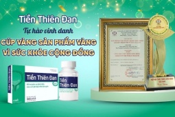 Tin tức sức khỏe - Tiền Thiên Đan - Giải pháp tốt cho người bị phì đại tuyến tiền liệt, đạt Cúp vàng “Sản phẩm vàng vì sức khỏe cộng đồng”