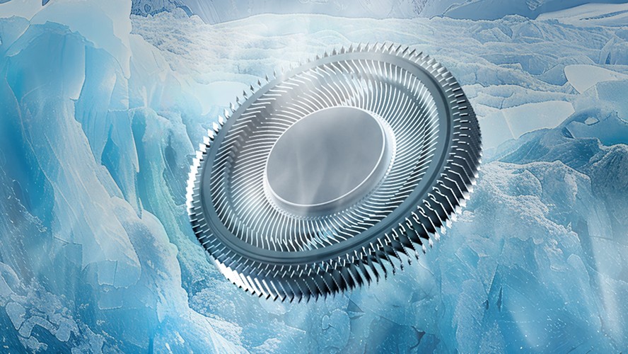 Công nghệ tản nhiệt AeroBlade thế hệ 6 với 100 cánh quạt 0.05mm