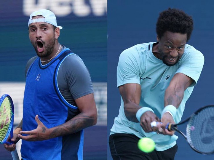 Hấp dẫn tennis Miami Open ngày 1: “Trai hư“ Kyrgios ngược dòng đẳng cấp, Monfils phục hận