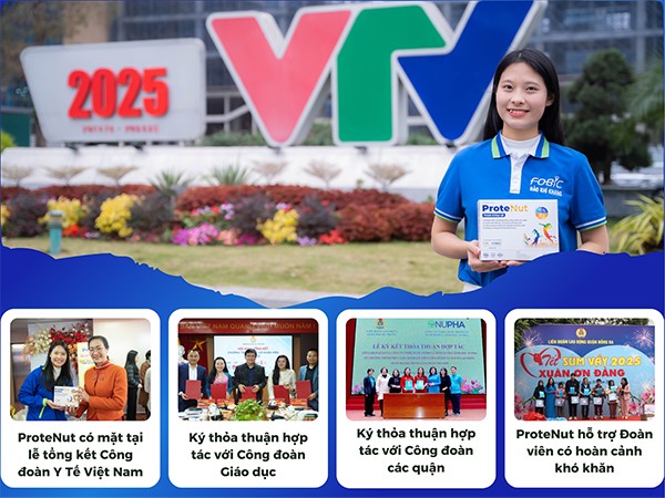 Protein ProteNut tại các sự kiện quan trọng của Công đoàn ban ngành