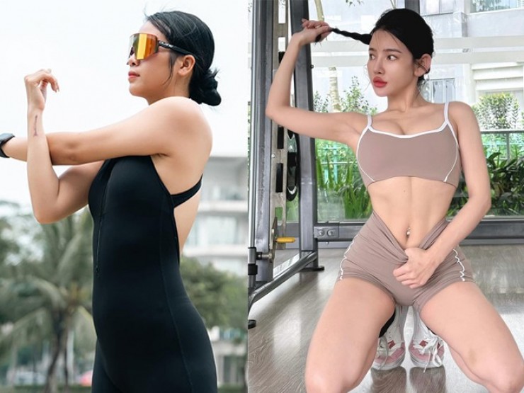 Rộn ràng hot girl làng gym: Uyên Namy thi “người sắt”, Thu Hương khoe dáng quyến rũ