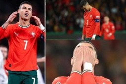 Ronaldo 40 tuổi  " bở hơi tai "  ở trận cầu 120 phút, Nations League vắt sức cầu thủ (Clip 1 phút)