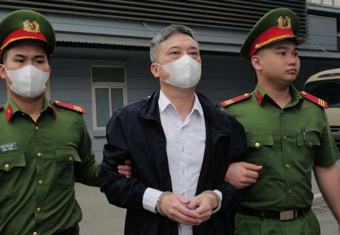 Bị cáo Nguyễn Tiến Dũng, cựu tổng giám đốc Công ty CP Xây dựng Faros. Ảnh: Ngọc Thành