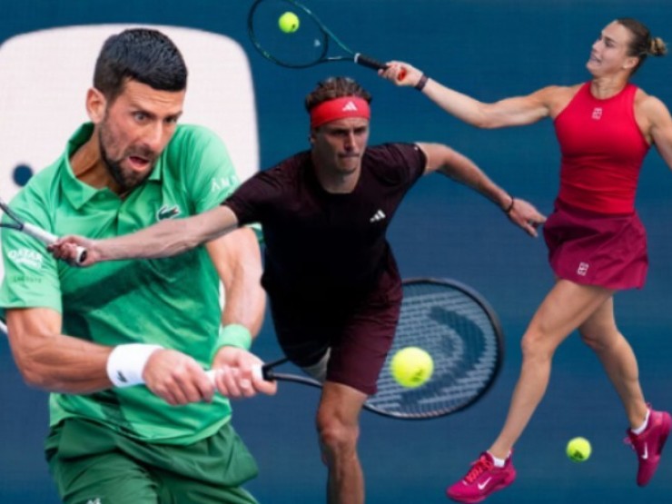 Nhận định tennis Miami Open ngày 7: Djokovic lo đối phó Musetti, Zverev thị uy sức mạnh