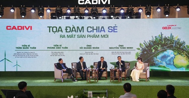 CADIVI ra mắt dòng sản phẩm dây điện thân thiện môi trường, tiến vào kỷ nguyên xanh