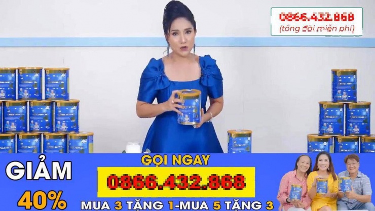 MC Cát Tường từng thừa nhận đã quảng cáo sai sự thật khi thổi phồng công dụng của một sản phẩm sữa.