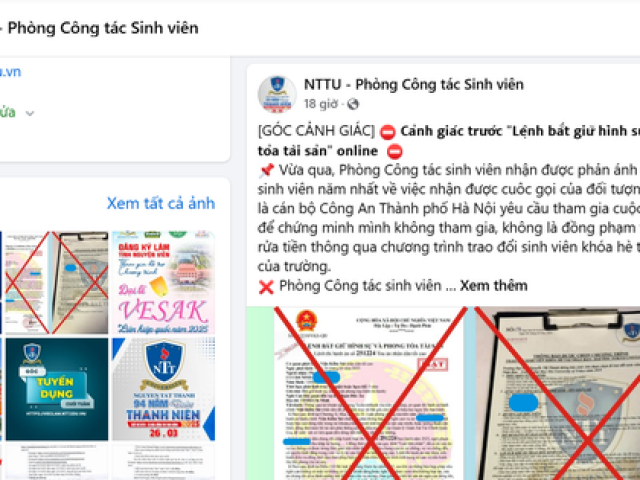 Sinh viên bất ngờ nhận “lệnh bắt giữ hình sự và phong tỏa tài sản”, nhà trường lên tiếng