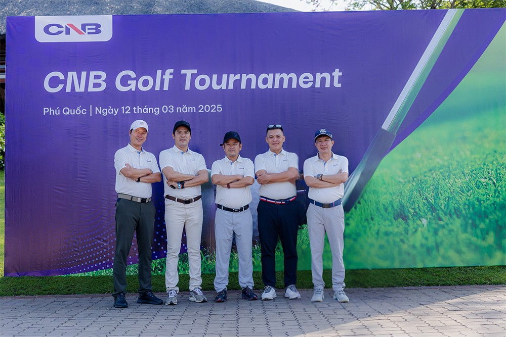 CNB tổ chức giải Golf thường niên tri ân khách hàng tại Phú Quốc.