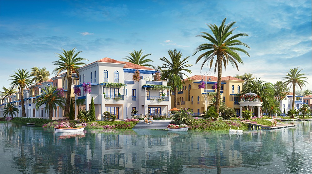 Biệt thự Limassol mang phong cách kiến trúc Địa Trung Hải.