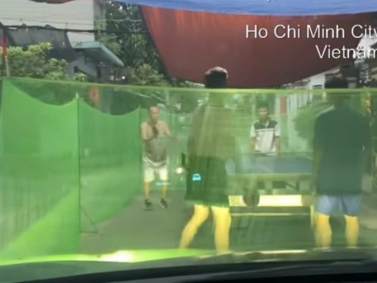 Xác minh clip nhóm người chặn hẻm chơi bóng bàn ở quận Gò Vấp, TP HCM