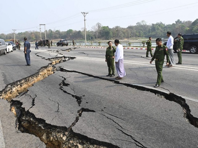Trận động đất Myanmar như 'nhát dao cứa vào Trái Đất'