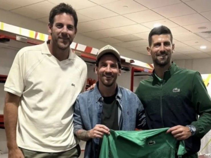 Djokovic vào chung kết Miami Open, xúc động vì được Messi lần đầu cổ vũ